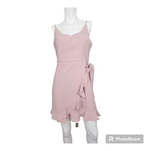 NWT She + Sky Pink Romance Ruffle Hem Size M